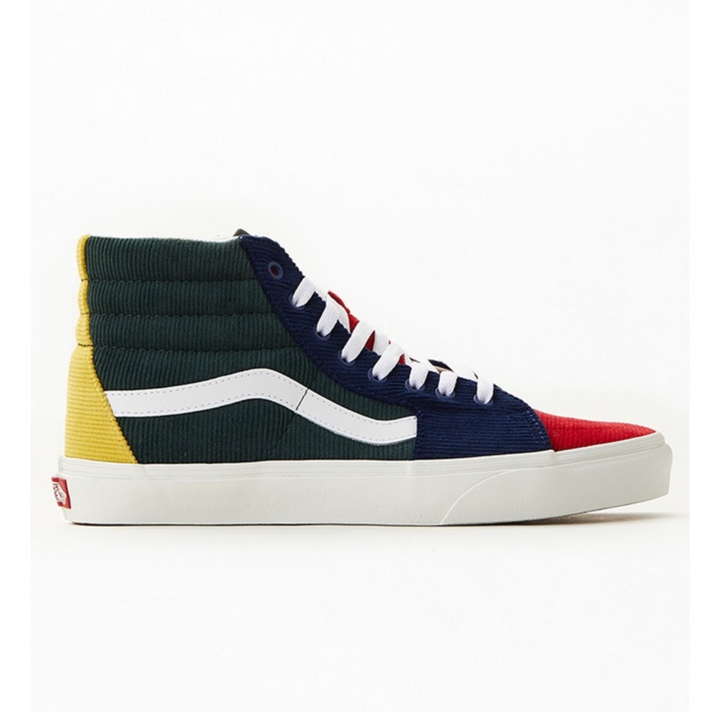 Vans Sk8-Hi Colorblock Mixed Corduroy Sneakers - Picture 15 of 16